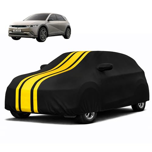 Image of Autofy Car Cover Waterproof CARIZMA for Hyundai Ionic 5 [Year 2023 Onwards] - Ionic 5 Car Cover Dust & UV Protection Ionic 5 Car Body Cover with Mirror Pocket Soft Cotton Lining