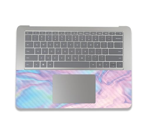 Image of MightySkins Carbon Fiber Skin Compatible with Microsoft Surface Laptop Studio 2 (2023) Full Wrap Kit - Pastel Wave | Protective, Durable Textured Carbon Fiber Finish | Easy to Apply | Made in The USA