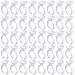 300 PCS Makeup Rings Disposable Plastic Nail Art Glue Eyelash Extension Rings