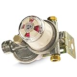 Cavagna Kosan 924N RV Propane Regulator for RV Trailer, Auto Changeover Dual Cylinder Setup, 160000 BTU Capacity, Adjustable pressure and Corrosion resistant