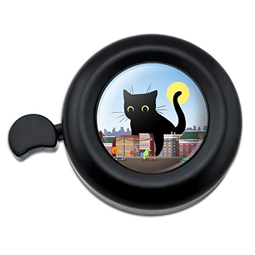GRAPHICS & MORE Giant Black Cat Playing with Cars Bicycle Handlebar Bike Bell
