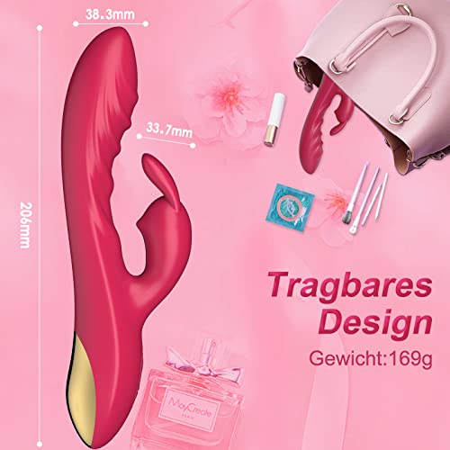 Yicoco G-Punkt Vibrator aus Silikon mit 12 Modi und Wasserfestigkeit