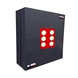 Morrell Targets Center Punch 35 Inch Foam Frame with High Roller Insert, Layered Archery Block for Compound Bows and Crossbows, Black/Red