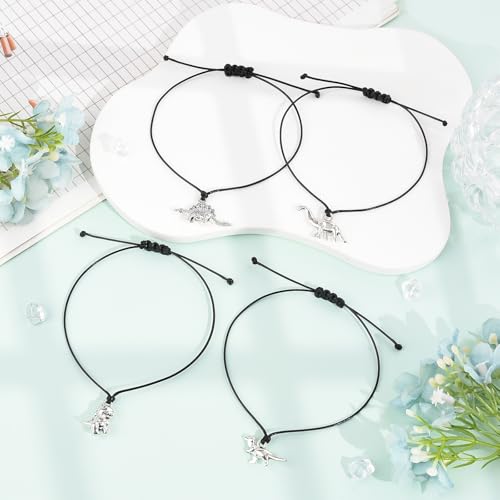 Image of 2 /3 /4 Pcs Best Friend Bracelet Heart /Butterfly /Infinity /Unicorn Matching Handmade Friendship Sister BFF Best Friends Bracelet Birthday Gifts for Her