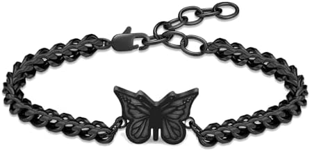 Cremation Jewelry Butterfly Urn Bracelet for Ashes for Women Stainless Steel Adjustable Urn Bangle Memorial Keepsake Ash Holder Bracelet