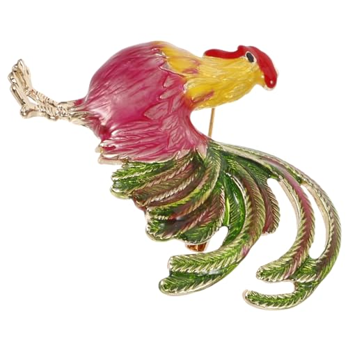 Broche coq en alliage colorful Healvian pour déguisement de poulet - 7