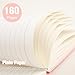GUANGBO Lined Journal Notebook for Work with 160 Pages, 5.6