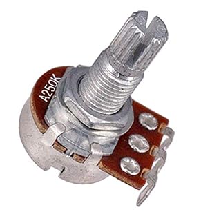 Tenlacum A250K & B250K OHM Mini Pots Pots Guitare Électrique Potentiomètre pour Guitare Electrique (4 Pièces) - Les Beatles, Paul McCartney, John Lennon, RIngo Starr, George Harrison Tenlacum A250K & B250K OHM Mini Pots Pots Guitare Électrique Potentiomètre pour Guitare Electrique (4 Pièces) – Image 3
