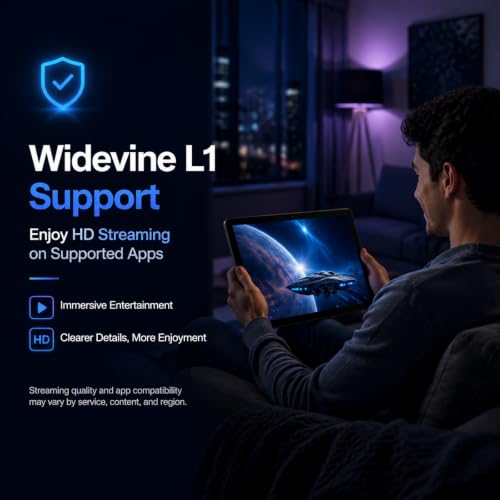Image of Android 16 Tablet 10.1 Inch with 36GB RAM and 256GB ROM, 1TB Expandable, Octa-Core, WIFI 6, BT5.4, IPS HD Touchscreen, 6000mAh Battery, Tablet for Online Studying, Streaming and Family Entertainment