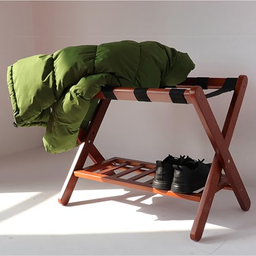 Porte-bagages pliable double couche pour éviter les valises au sol - 7