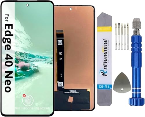 It'Go Écran Full INCELL pour Motorola Edge 40 Neo LCD Écran tactile de rechange avec outils Noir Haute qualité