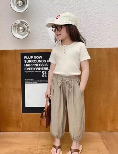 POBIDIBY Boys Short Sleeve Shirt with 3 Button, Henley Shirt for Boys & Girls, Polo Shirt Without Collar2