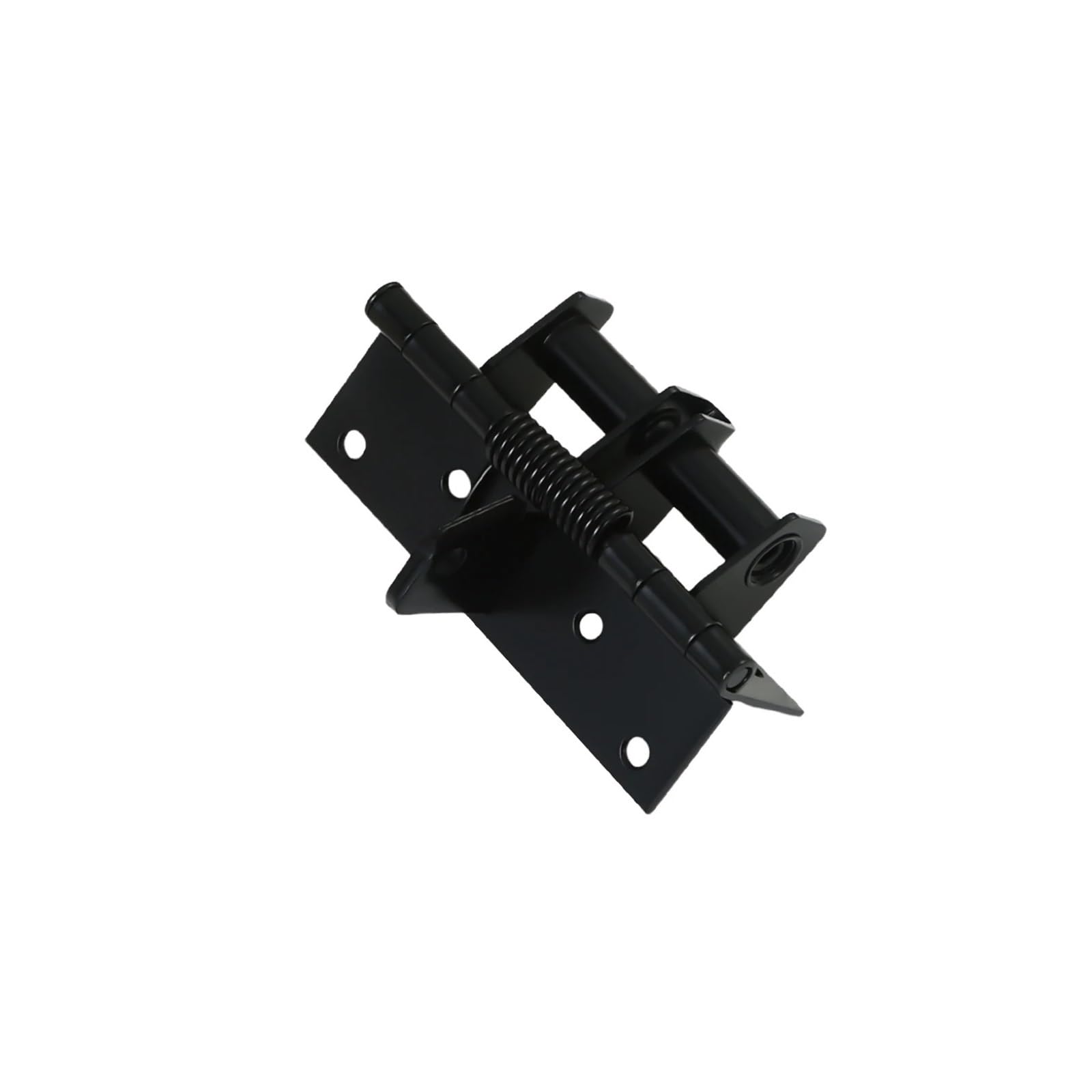 Door Closer, Spring Self-Closing Door Hin Multi-Function Automatic Closer Suitable for Gara Front and Back,Commercial & Home Use(Black)