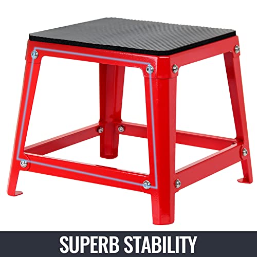 image for Hasopy Plyometric Platform Box 12/18/24 Inch Fitness Exercise Jump Box