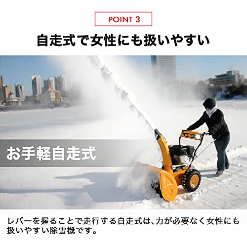 HAIGE HAIGE 除雪機 HG-K6560C の商品画像 4