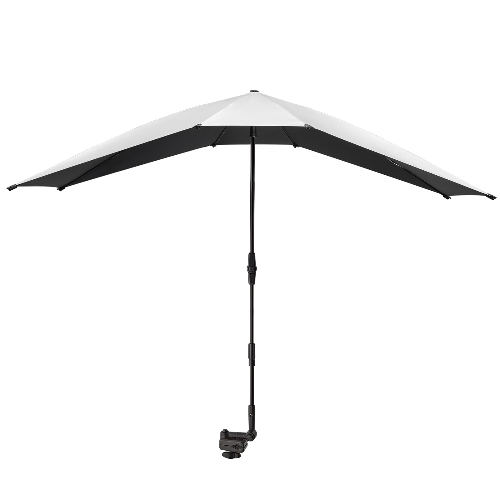 G4Free Double Chair Umbrella for 2 People with Adjustable Clamp, Sun Umbrella for Beach Chair, Reclining Lounge