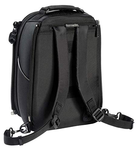 Tour Master Elite Strap Mount Tri-Bag Motorcycle Tank Bag - Black/One Size #TOP1