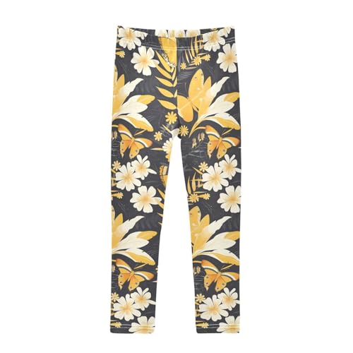 KLL Monarch Butterfly Toddler Girl Athletic Leggings Comfortable Full Length Lounge Pants Gym
