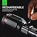 NEBO Redline 6K Rechargeable Flashlight | 6000 Lumens, 4 Light Modes, Durable Metal & Waterproof, Bright Tactical Light for Camping, Hunting & EDC, Includes Charging Cable