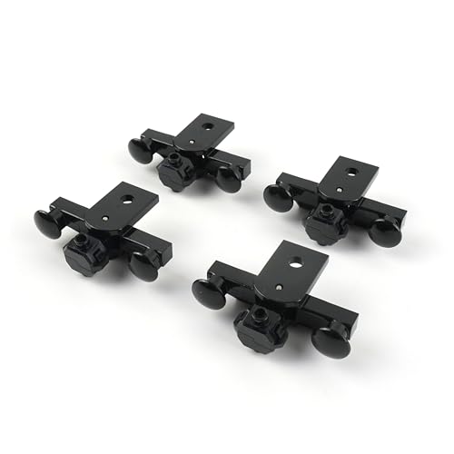 Lego Eisenbahn Kupplung & Puffer mit Magnet - 2 Paar in Schwarz - 4 Stück...