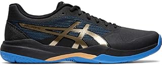 ASICS Men's Gel-Game 7 Tennis Shoes, 11M, Black/Champagne