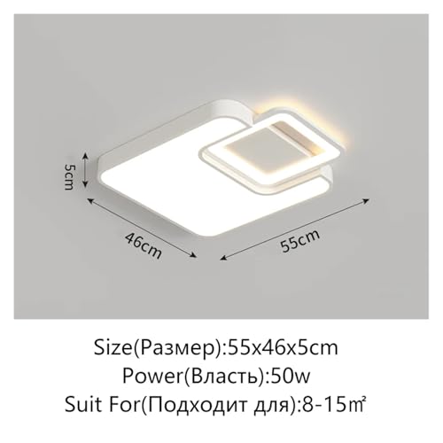 Lustre moderne à LED dimmable pour ajuster l'éclairage de votre chambre - 2