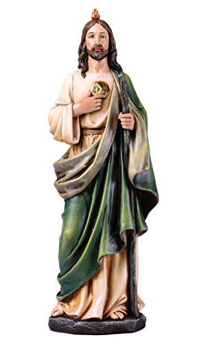 Joseph's Studio by Roman – 14-Inch St. Jude Figure on Base – Catholic Religious Statue for Home Altar, Prayer Room, or Devotional Gift