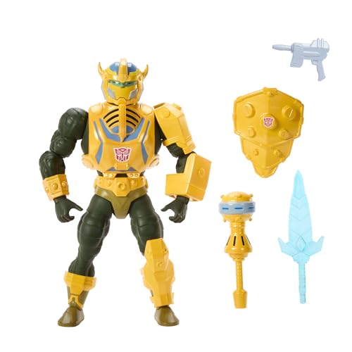 Les Maîtres de ´Univers x Transformers Figurine Bumblebee Armor Man At Arms heo European Exclusive 14 - vue 2