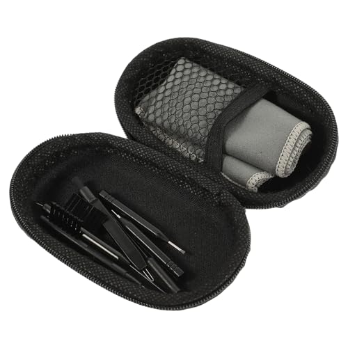 FRCOLOR 1 Juego Kit De Limpieza y Cuidado Placa Giratoria Fregadora Eléctrica Equipo Eliminación Limpiador De Anteojos Cera Registro Fuerza De Polivinilo