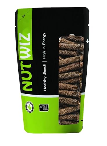 Image of Nutwiz Badi Pipal 200 Grams | Long Pepper for Pickles, Masalas, Ayurvedic & Desi Remedies | Badi Peepal contains Antioxidants and Anti Inflammatory to fight Pain & Boost Immunity | Pippali Traditional Indian Ingridient for Restaurant Style Taste | Thippili | Pippallu | Thippili | Hippali | Pippal | Pimpali | Lindi Pipar | Pipali