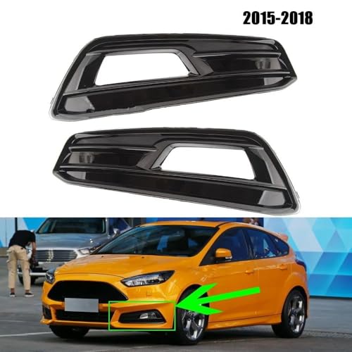 Feux brouillard Ford Focus ST 2015-2018 avec cache grille de pare-chocs avant complet