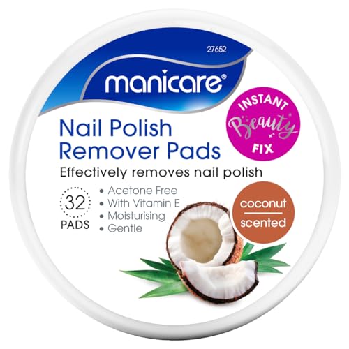 Manicare Nail Polish Remover Pads Coconut