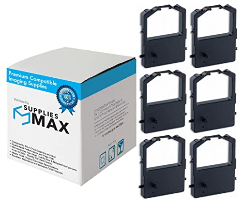 Cintas de impresora compatibles Nukote BM324 negras 6 unidades miniatura 1