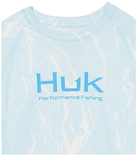 Image of HUK Kids Pursuit Pattern Long Sleeve Shirt, Fishing Shirt for Kids