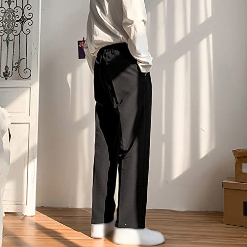 Men's Loose Fit Dress Pant Classic Casual Wide Leg Suit Pant Summer Lightweight Business Comfort Trousers3