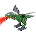 Giocattolo ibrido dinosauro-drago ambulante, giocattolo robot dinosauro spray con nebbia dacqua con luce, giocattolo drago ambulante con suoni realistici per bambini Ragazzi Ragazze Regalo