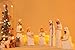 FYWMXIAJG Christmas Nativity Figurine Set Tabletop Jesus Holy Family Statue Indoor Figurines Hand Resin Craft Statue
