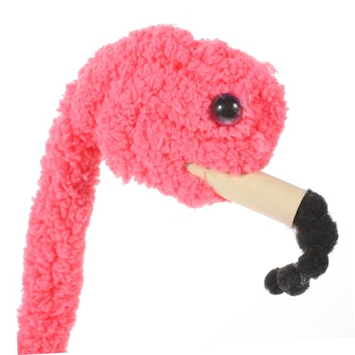 Totority NYIL00XHMORC0349J9S7U Plush String Flamingo Doll Marionettes Puppet Toy Educational Toy Interesting Marionettes Ostrich Puppet Animals Marionette Performance Plush Puppet Bird Puppet thumb #2