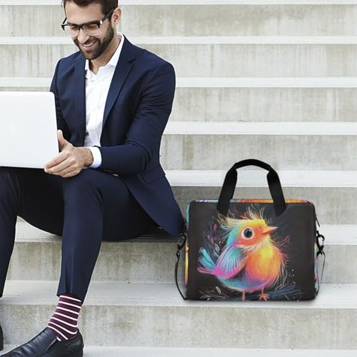 Bolso para portátil 15.6 pulg con correa y asa negro miniatura 3