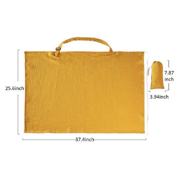 Miniatura 2 de Funda de lactancia de muselina para lactancia materna 100% algodón Delantal de lactancia materna transpirable y ajustable para privacidad