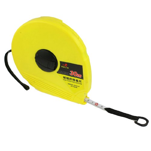 Aexit 30M Lenght Tools & Home Improvement Double Side Metric Fiberglass Measuring Tape Ruler Tape Measures w Strap