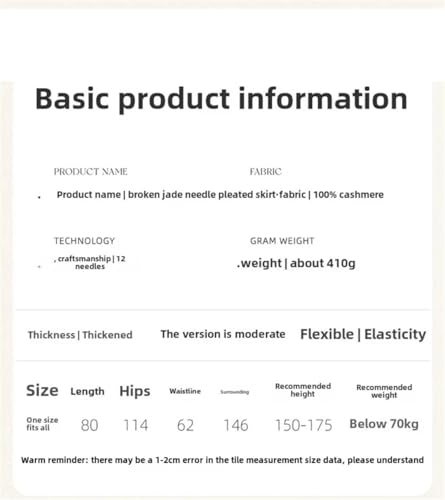 Women's Fall Winter 100% Cashmere Knitted Half Skirt Umbrella Bodycon Skirt Modern Gray One Size4