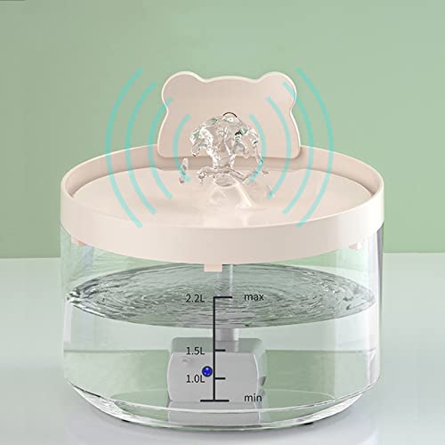 Fuente automática de agua para gato y perro USB 2.2L miniatura 7