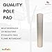 We Pad It Goal Post Pad, 4 FT Tall, 2” Thick Foam, Hook/Loop Closure, Indoor/Outdoor, Weatherproof, UV-Resistant, Pickleball Post Pad