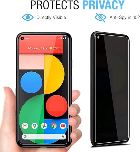 Image of ArmorSuit 2 Pack Anti-Spy Privacy Tempered Glass Screen Protector Guard for Google Pixel 4A 5G (5.81 Inch)
