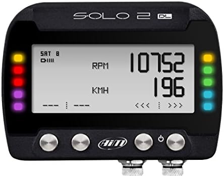 AIM Solo 2 DL GPS Lap Timer and Data Logger w/CAN RS232 Universal Wiring Harness