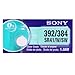 Produktbild Sony 392/384 (SR41/W/SW) 1,55 V Silberoxid 0% HG Quecksilberfrei Armbanduhr Akku (10 Batterien)