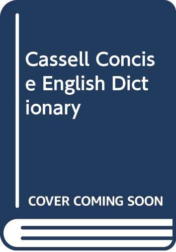 Cassell Concise English Dictionary 0304343471 Book Cover