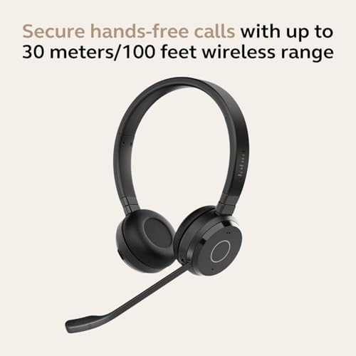 Jabra Evolve 65 TE (Third Edition) Wireless Headphones - Noise-Canceling Mic, 16 hrs Battery Life, Connectivity, Works with All UC Platforms Like Zoom & Google Meet, Black by Jabra - Image 5