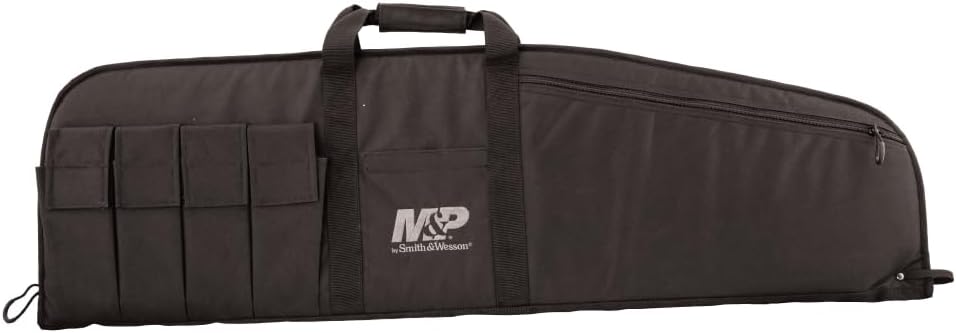 M&P by Smith & Wesson Duty Series Gun Case Padded Tactical Rifle Bag for Hunting Shooting Range Sports Storage and Transport